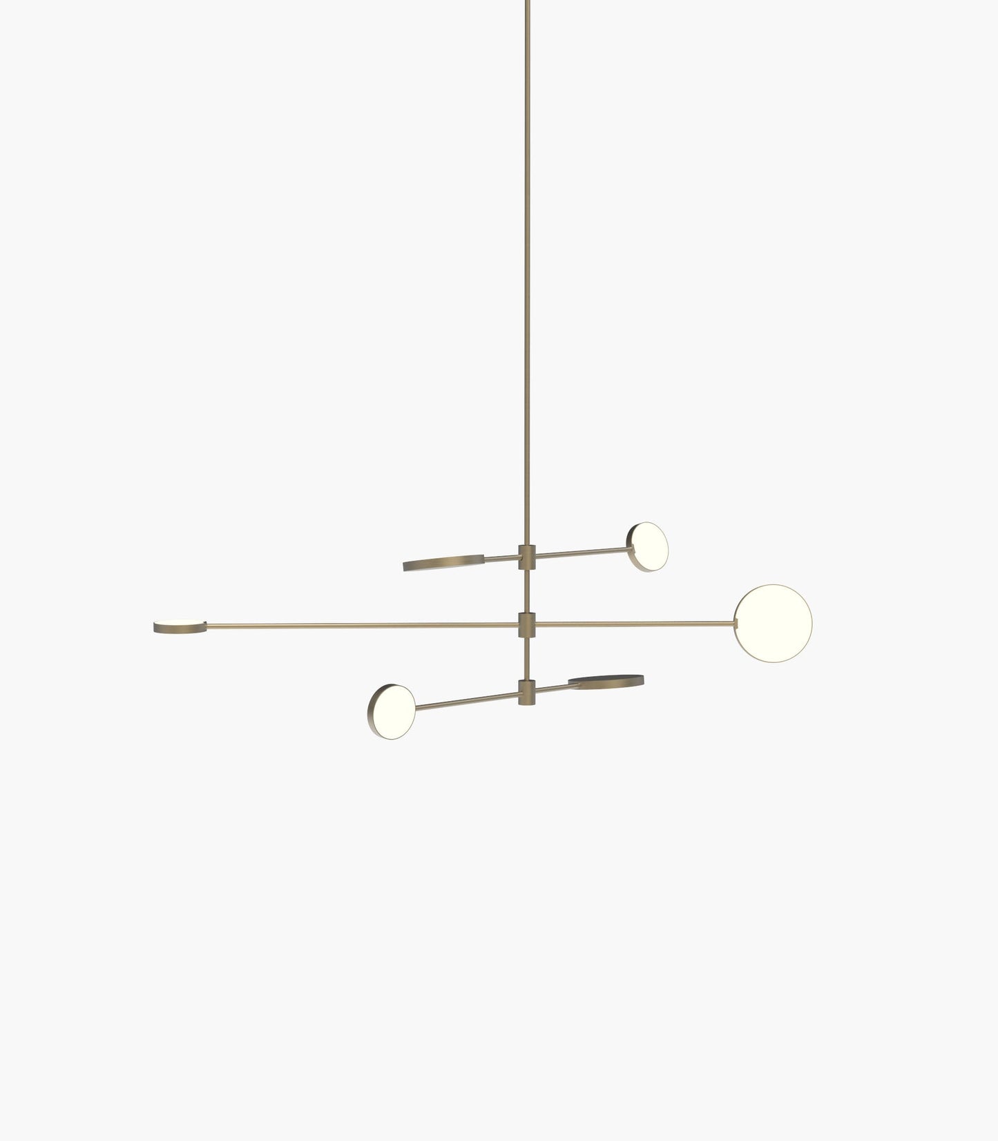 Motion S23-07 Pendant Light Burnished Brass front