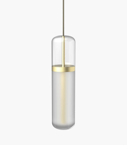 Pill S36-01 Pendant Light green burnished brass