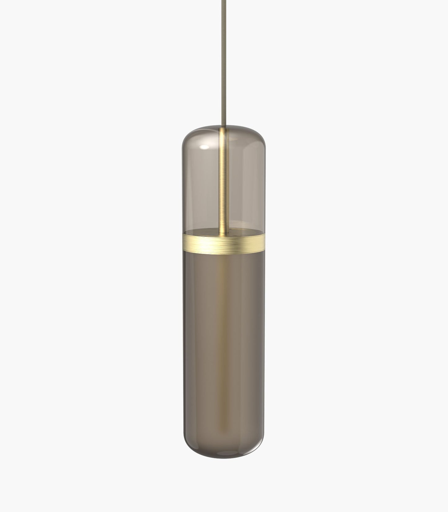 Pill S36-01 Pendant Light green black anodised