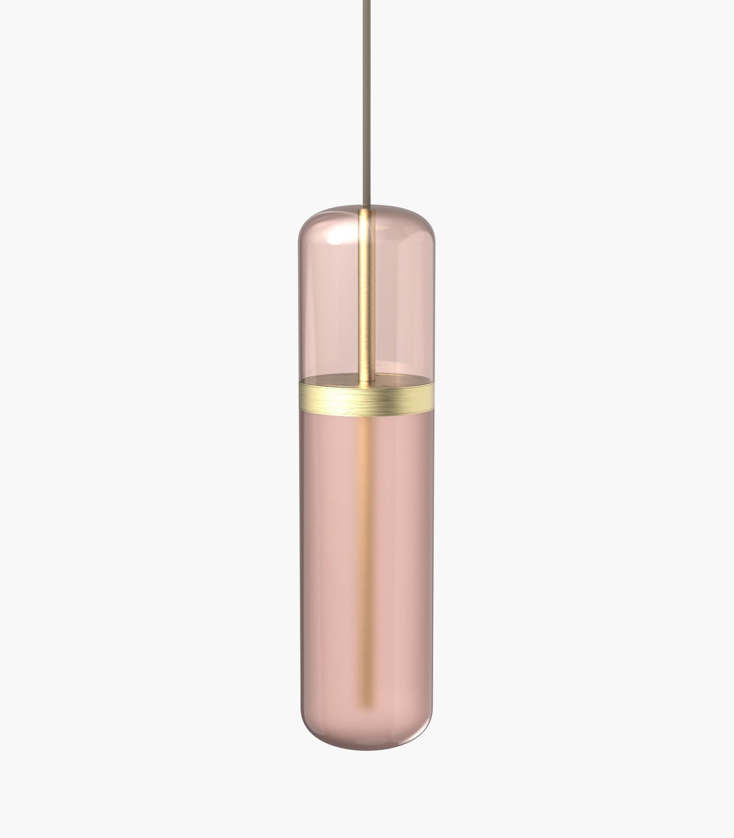 Pill S36-01 Pendant Light green brushed brass