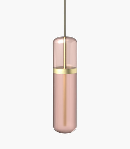 Pill S36-01 Pendant Light green brushed brass