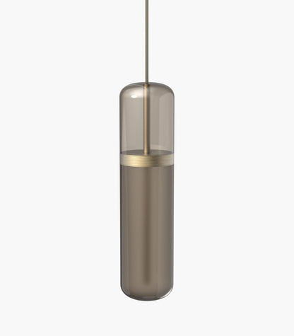 Pill S36-01 Pendant Light white black anodised