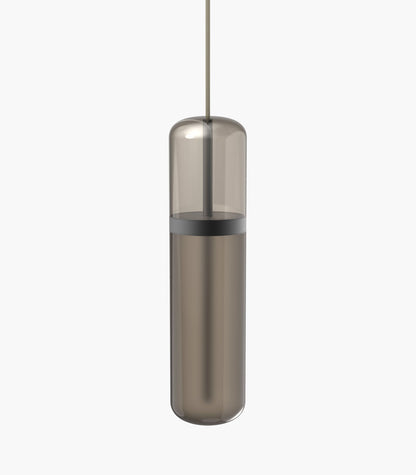 Pill S36-01 Pendant Light pink black anodised