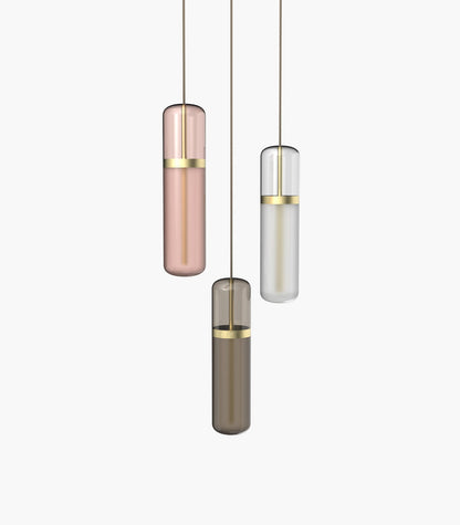 Pill S36-02 Pendant Light Smoked Burnished Brass