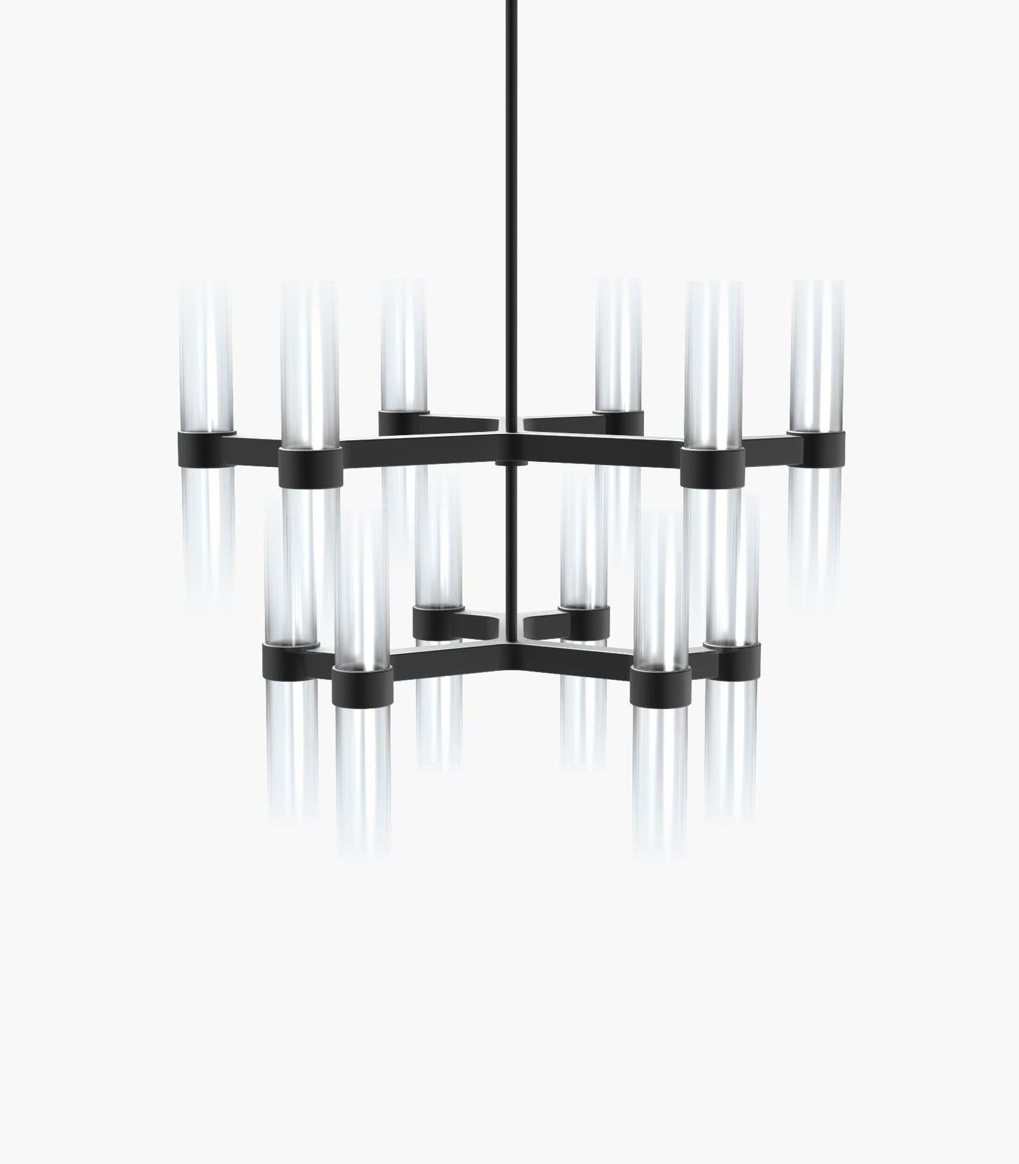 Branch S78-08 Pendant Light Black Anodised 