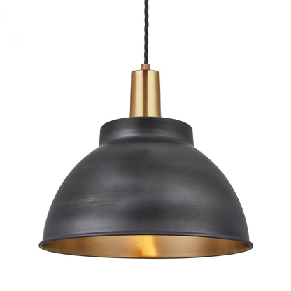 Sleek Dome Pendant Light - 13 Inch , Product Shot