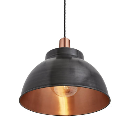 Sleek Dome Pendant Light - 13 Inch , Product Shot