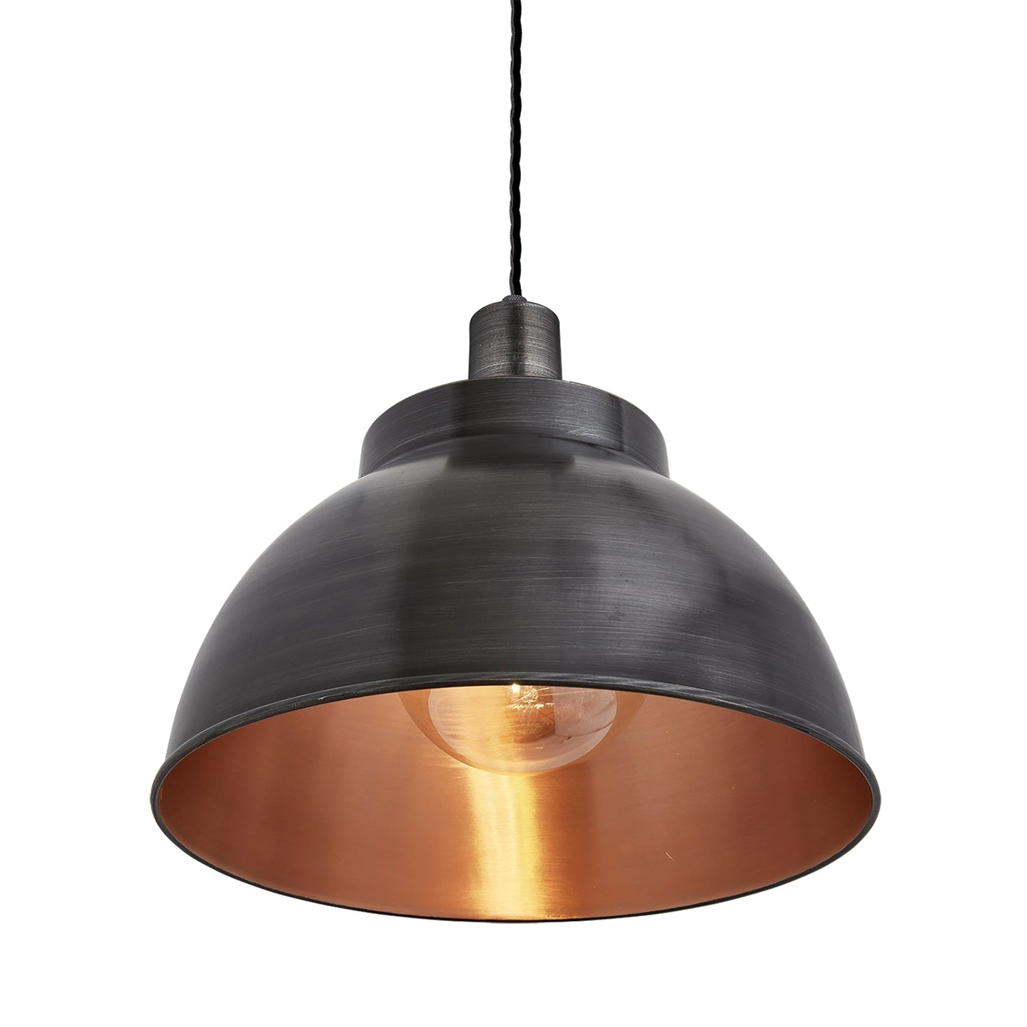 Sleek Dome Pendant Light - 13 Inch , Product Shot