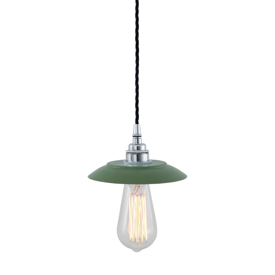 Reznor Industrial Brass Pendant Light