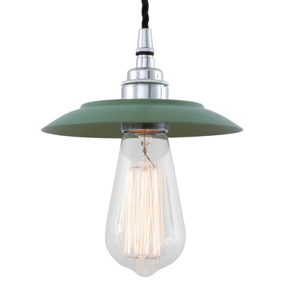 Reznor Industrial Brass Pendant Light