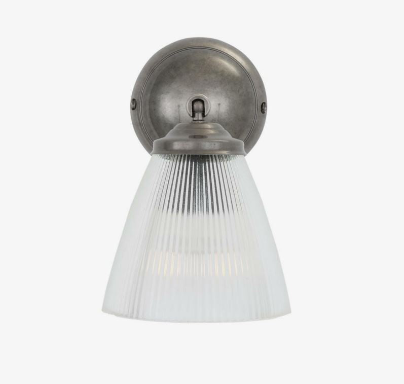 Gadar Vintage Prismatic Glass Wall Light with Swivel