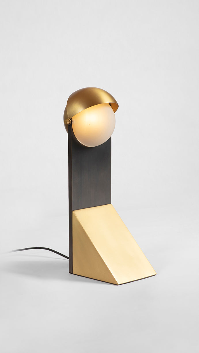 Dance Of Geometry Table Lamp angled view on