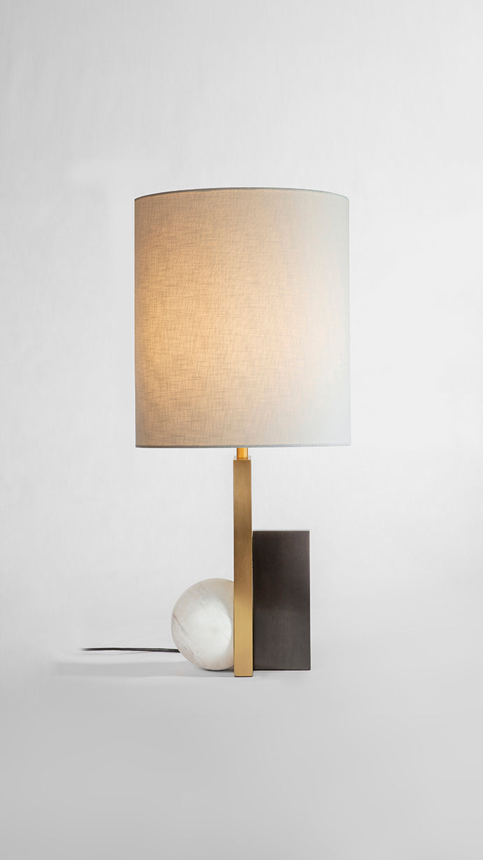 Triadic Table Lamp side view 