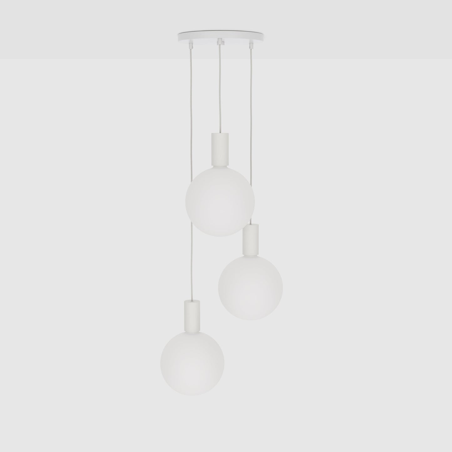 Tala Alumina Triple Pendants Chalk Sphere V Still 4