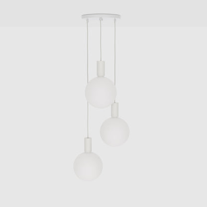 Tala Alumina Triple Pendants Chalk Sphere V Still 4