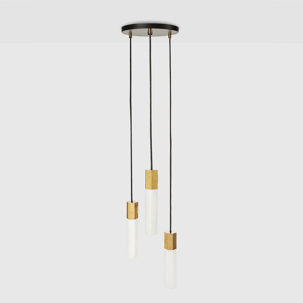 Tala Basalt Brass Triple Ceiling Light Still 3_1