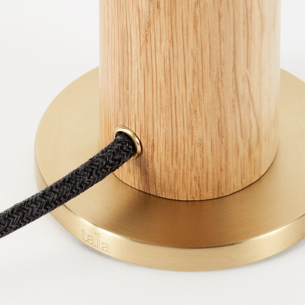 Tala Oak Knuckle Table Lamp Voronoi I OAK VORN I KT 01_5 Still detail