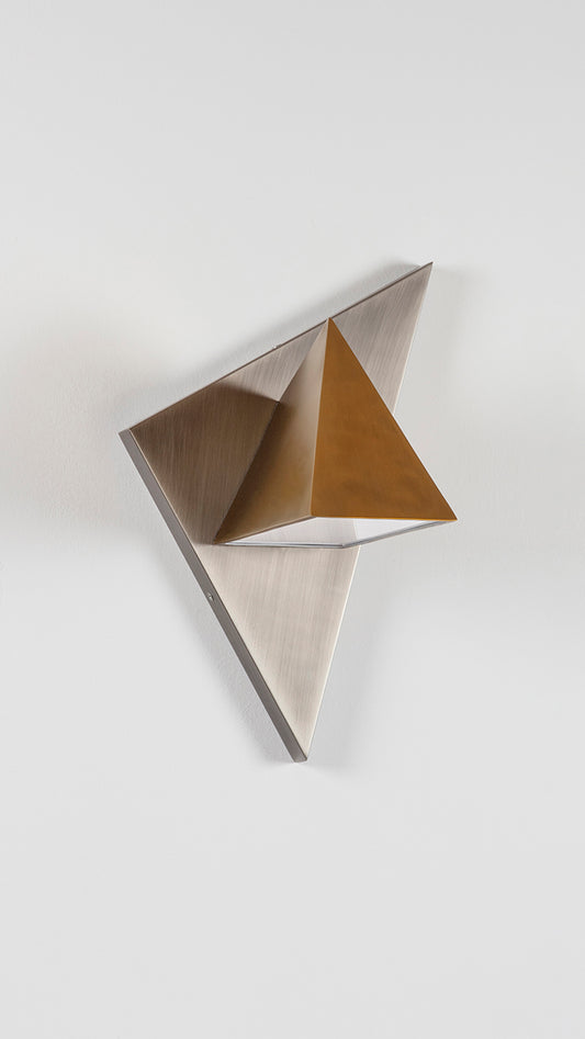 Triangular Prism II Wall Light - Front view