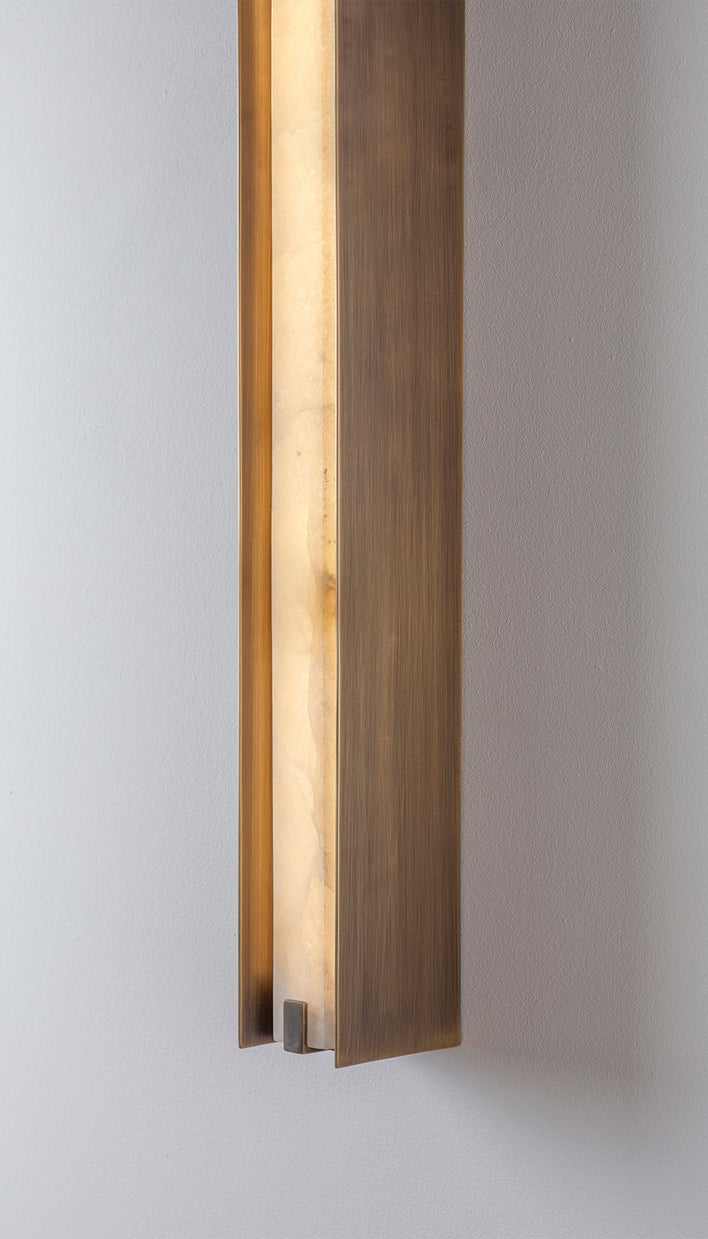 Double Line Wall Light- Close up