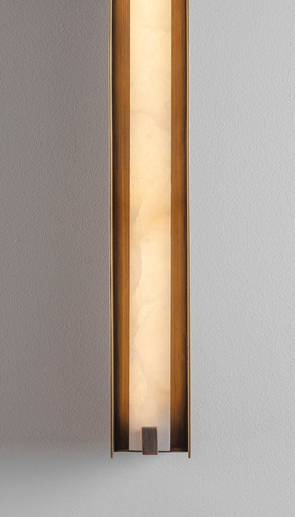 Double Line Wall Light- Close Up On