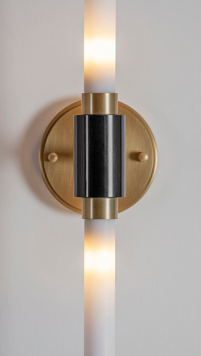 Strip Wall Light, close up view of centre piece.