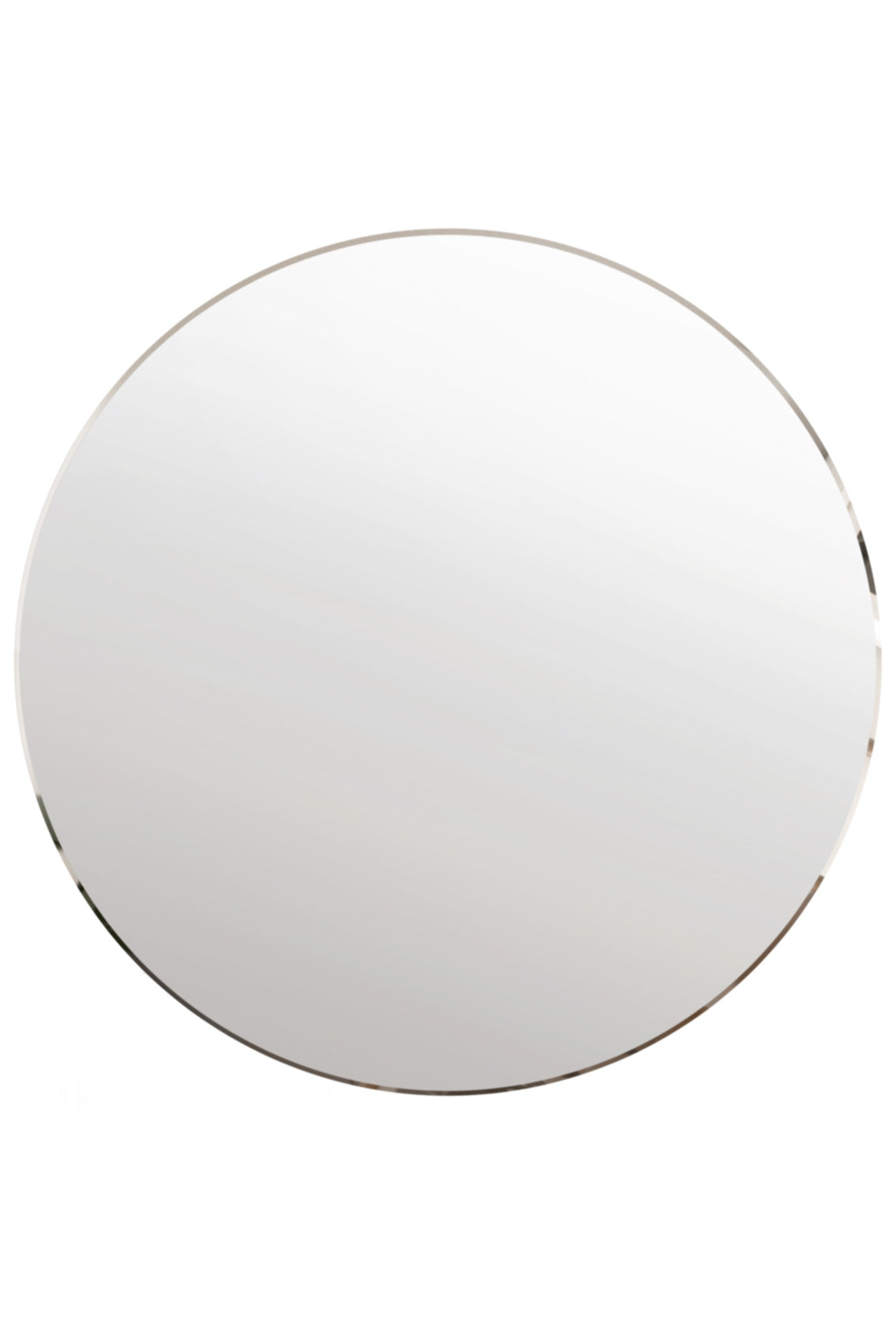 Elegant Round Bevelled Mirror - 80 x 80 CM Classic Glass Design-4