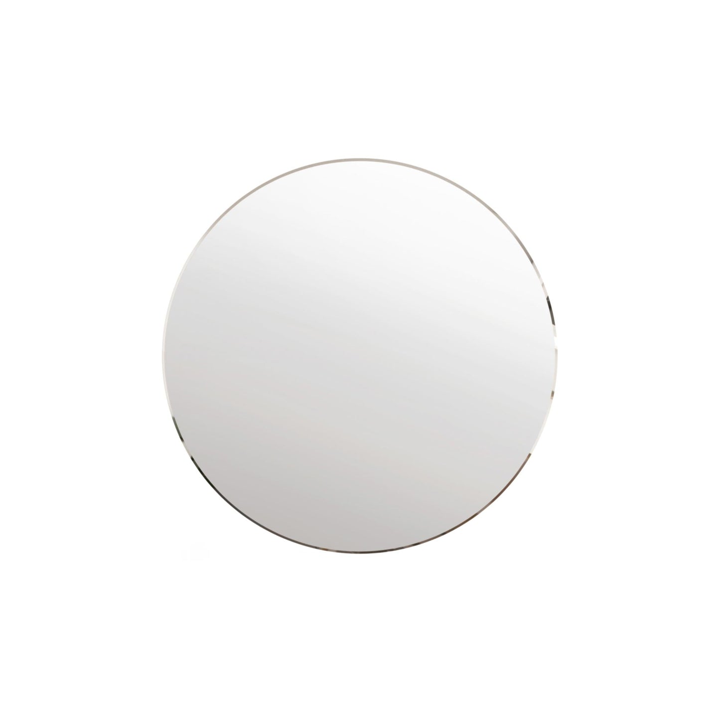 Elegant Round Beveled Glass Mirror - 100 x 100 CM-2