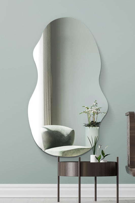 Lacuna Frameless Wall Mirror for Ponds 47" x 21" (120CM x 54CM)-8