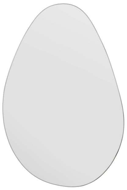 Lapillus - 30" X 20" (76CM X 50CM) Frameless Pebble Design Wall Mirror-1