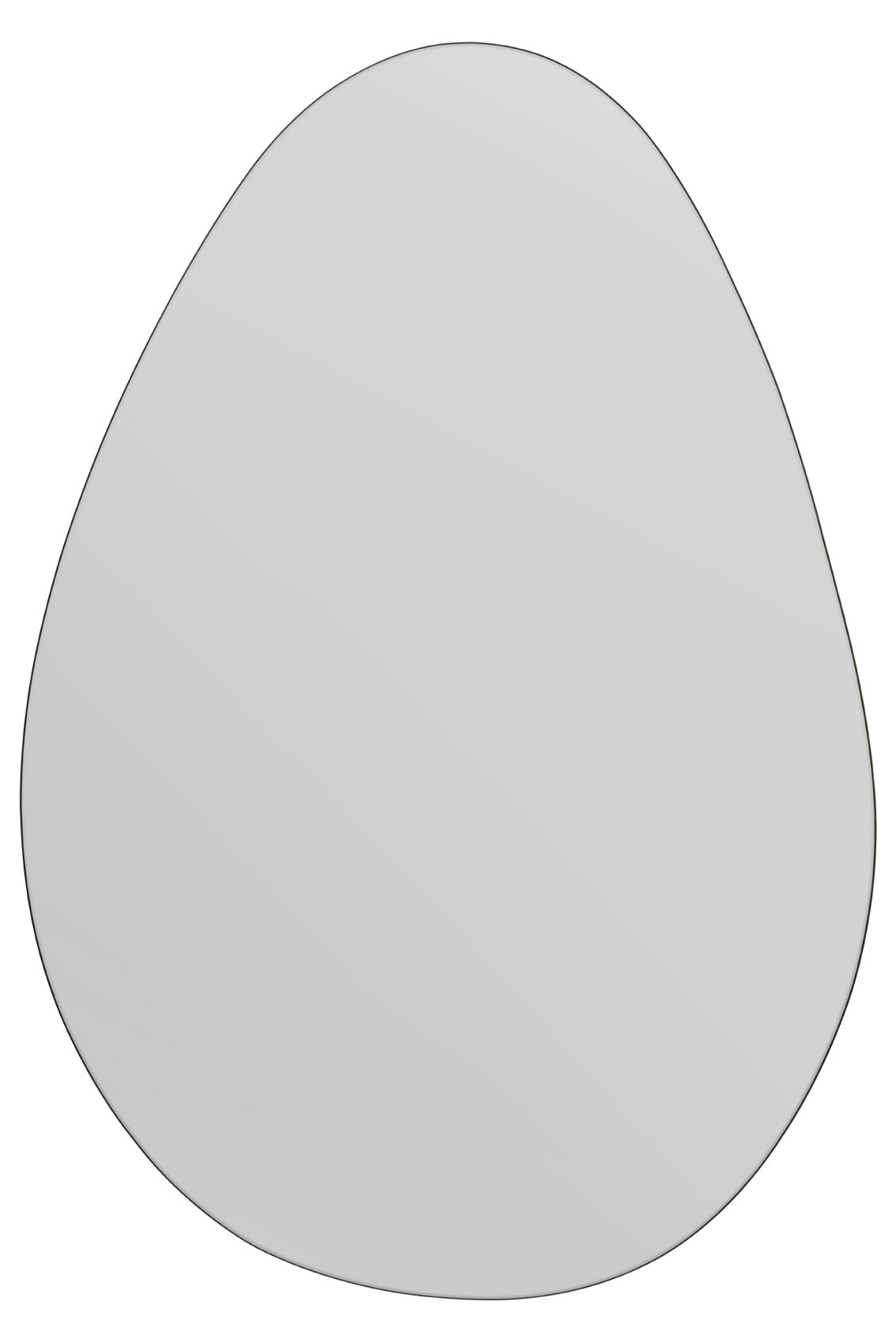 Lapillus - 47" X 32" Frameless Pebble-Style Wall Mirror (120CM X 80CM)-1