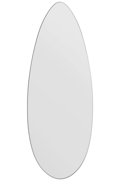 Elegant Frameless Tear Drop Glass Mirror 63" X 24" (160CM X 60CM)-1