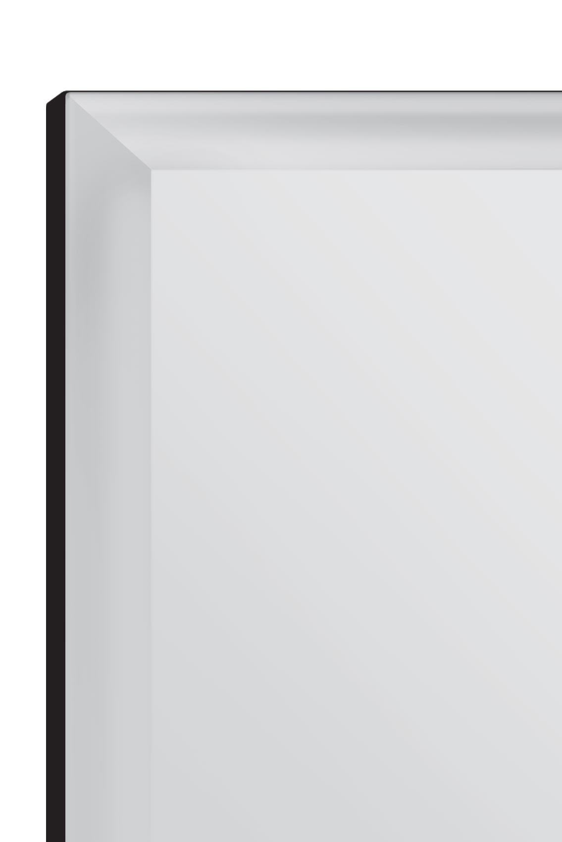 The Sleek Reflection - Contemporary Beveled Leaning or Wall Mirror 59" X 24" (150x60CM)-5