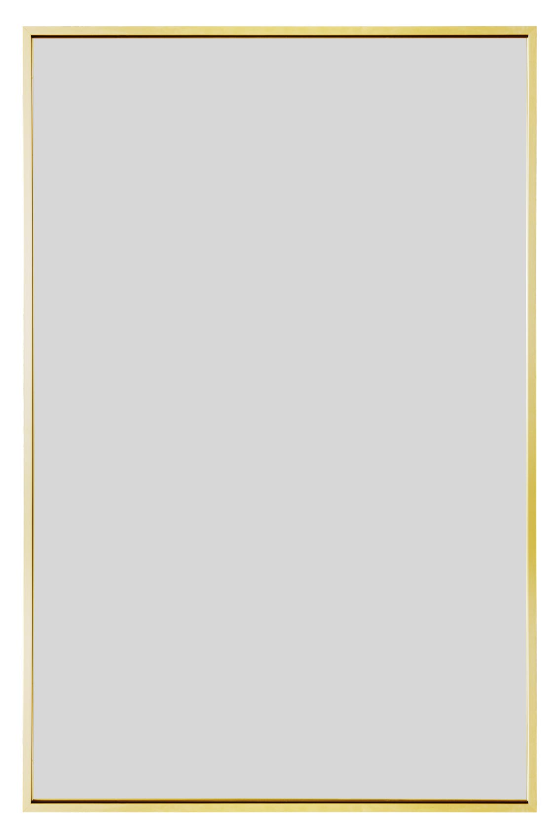 Artus Gold Trimmed Wall Mirror - 35" x 24" (90CM x 60CM)-2