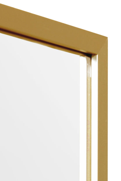 Artus Gold Trimmed Wall Mirror - 35" x 24" (90CM x 60CM)-7