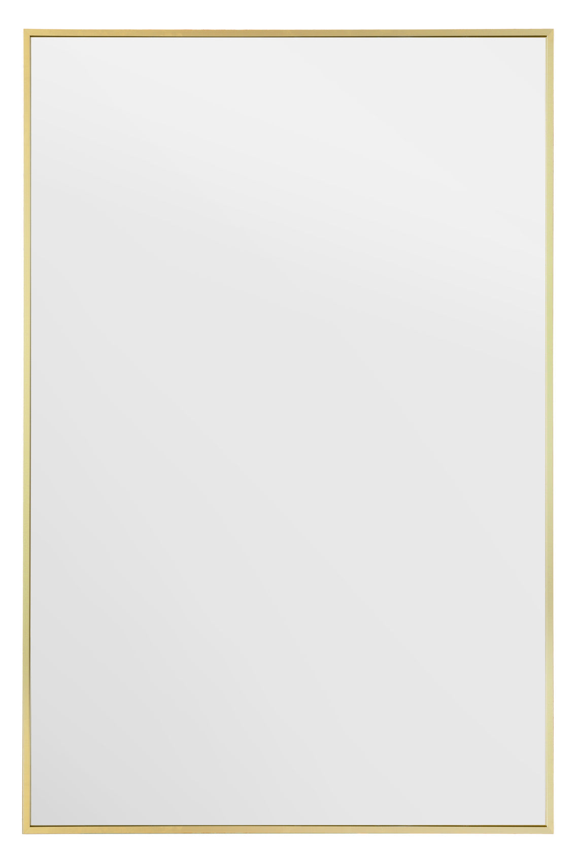 The Artus - 47" X 31" (120CM X 80CM) Gold Trimmed Aluminium Wall Mirror-2