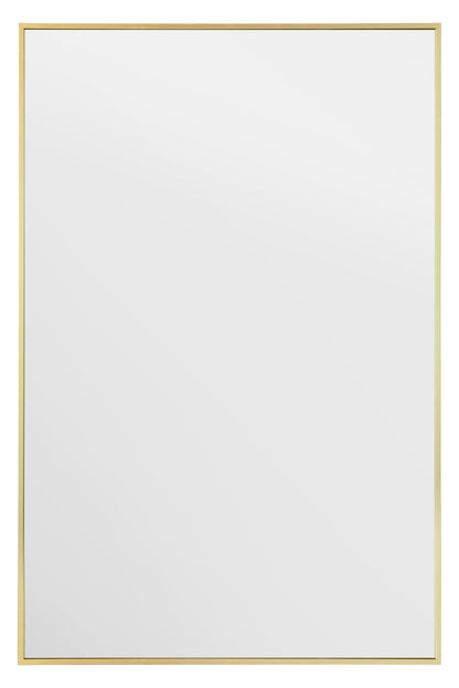 The Artus - 47" X 31" (120CM X 80CM) Gold Trimmed Aluminium Wall Mirror-2