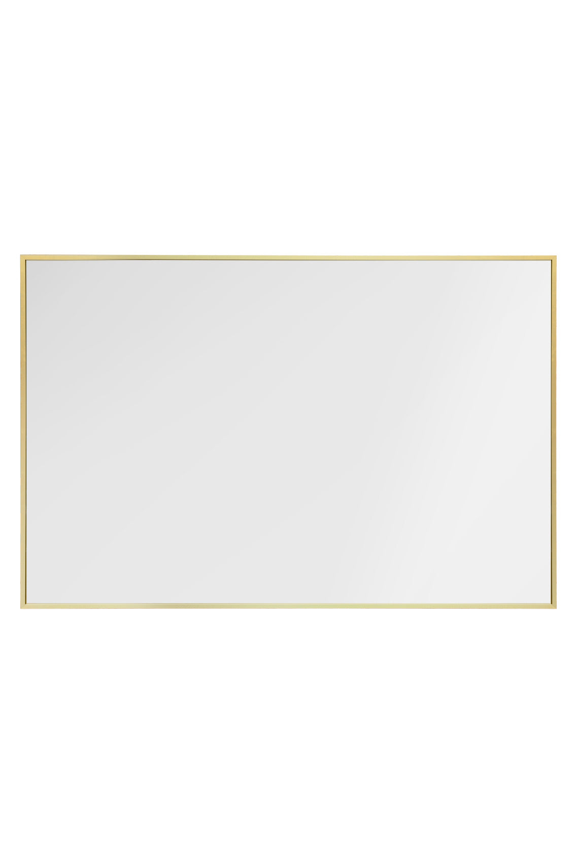 The Artus - 47" X 31" (120CM X 80CM) Gold Trimmed Aluminium Wall Mirror-4