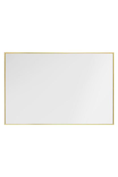 The Artus - 47" X 31" (120CM X 80CM) Gold Trimmed Aluminium Wall Mirror-4