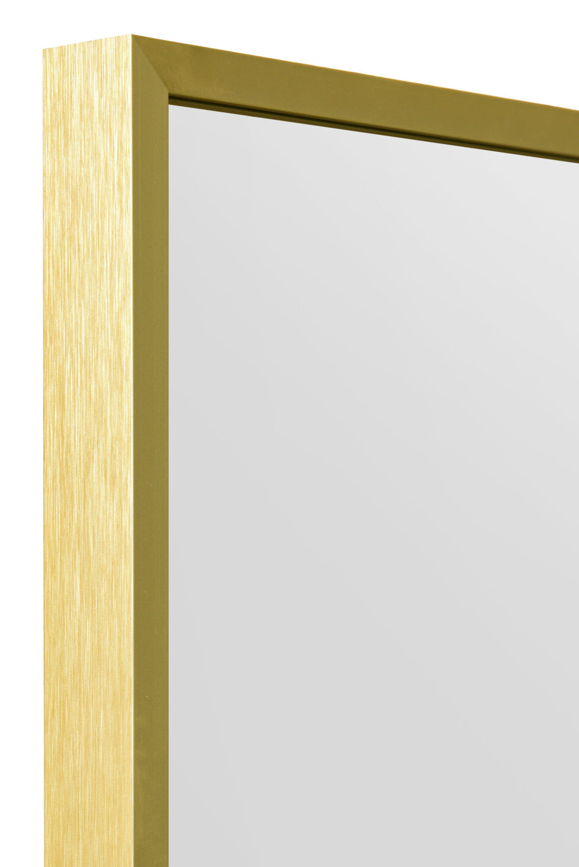 The Artus - 47" X 31" (120CM X 80CM) Gold Trimmed Aluminium Wall Mirror-6