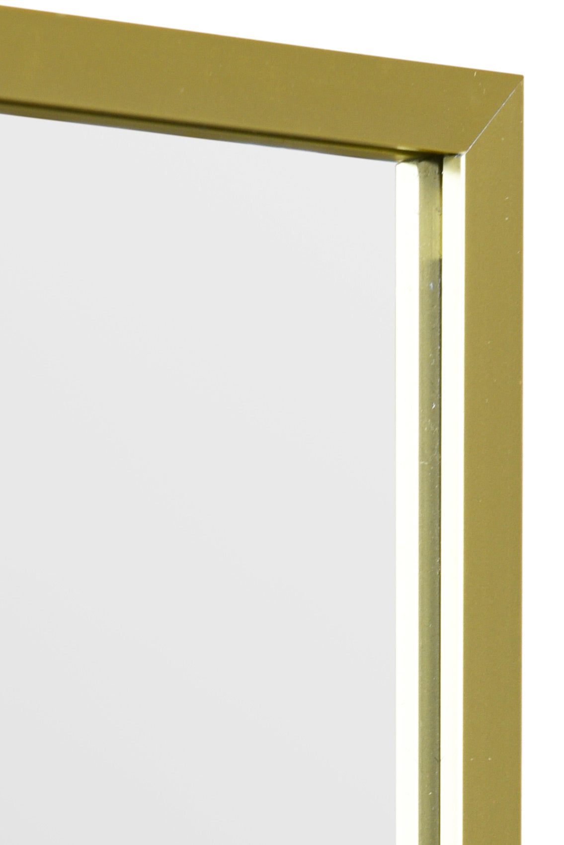 The Artus - 47" X 31" (120CM X 80CM) Gold Trimmed Aluminium Wall Mirror-7