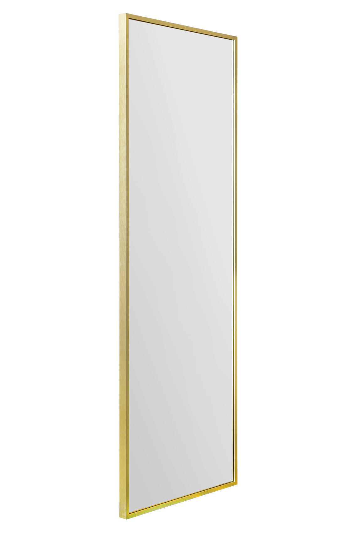 The Elegance - 47" X 16" (120CM X 40CM) Gold Trimmed Aluminium Wall Mirror-3