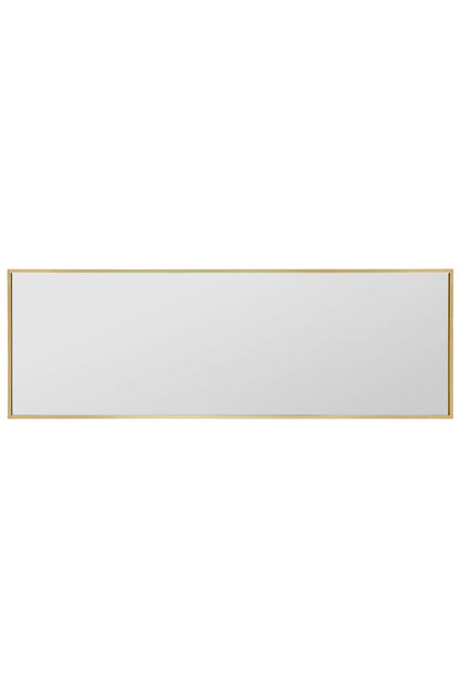 The Elegance - 47" X 16" (120CM X 40CM) Gold Trimmed Aluminium Wall Mirror-4