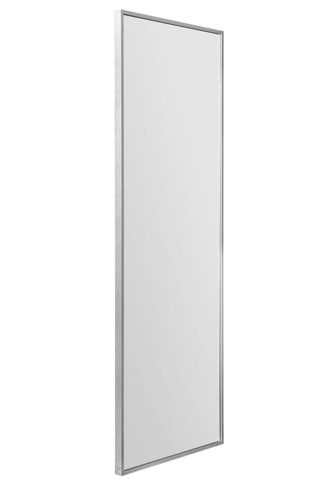 Artus Silver Aluminum Framed Leaning Wall Mirror 47" x 16" (120CM x 40CM)-3