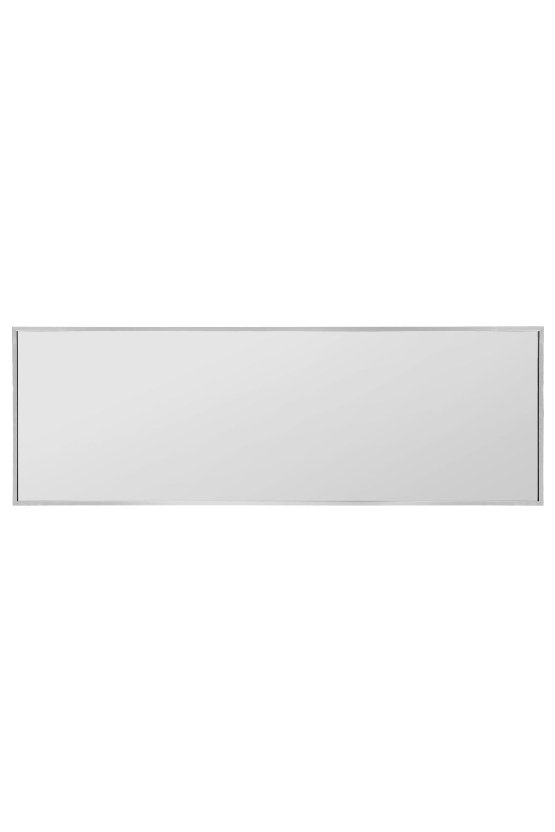 Artus Silver Aluminum Framed Leaning Wall Mirror 47" x 16" (120CM x 40CM)-4