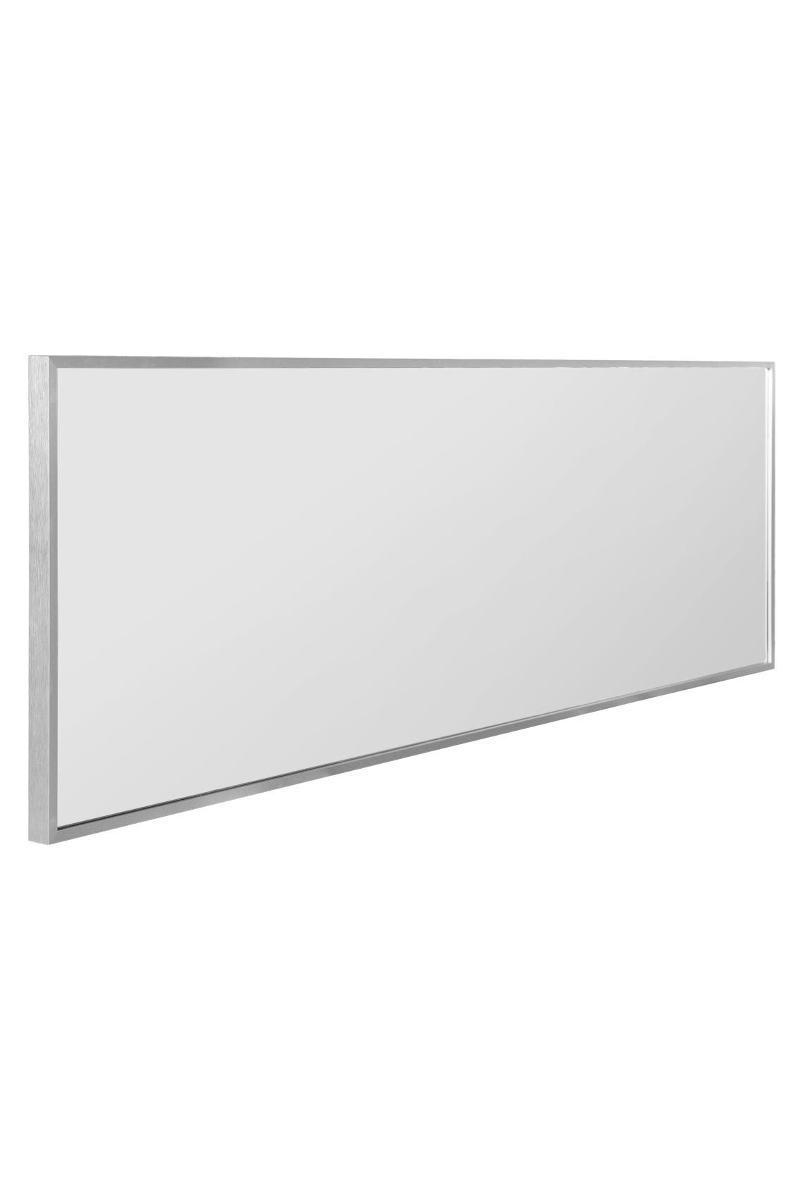 Artus Silver Aluminum Framed Leaning Wall Mirror 47" x 16" (120CM x 40CM)-5