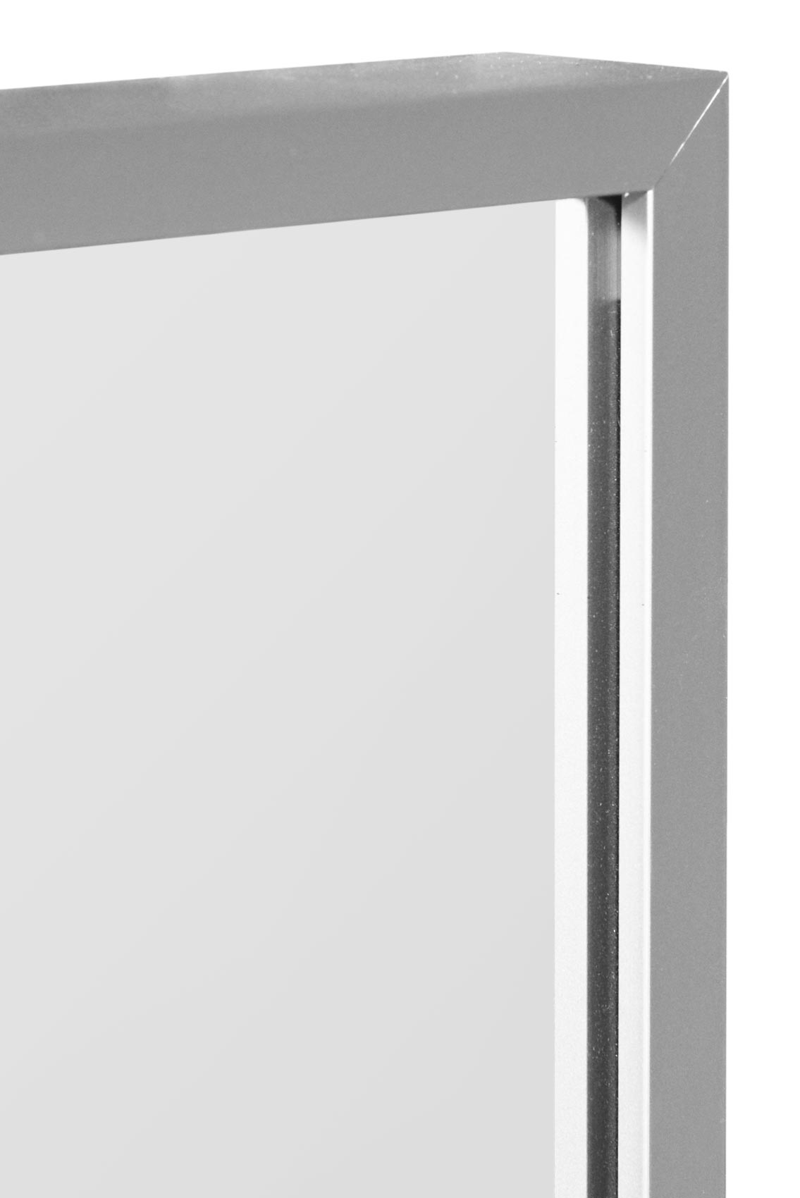 Artus Silver Aluminum Framed Leaning Wall Mirror 47" x 16" (120CM x 40CM)-7