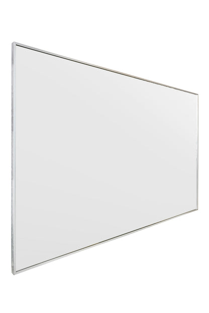 The Artus - Sleek Silver Aluminium Framed Leaning Mirror 68" X 43" (174CM X 110CM)-5