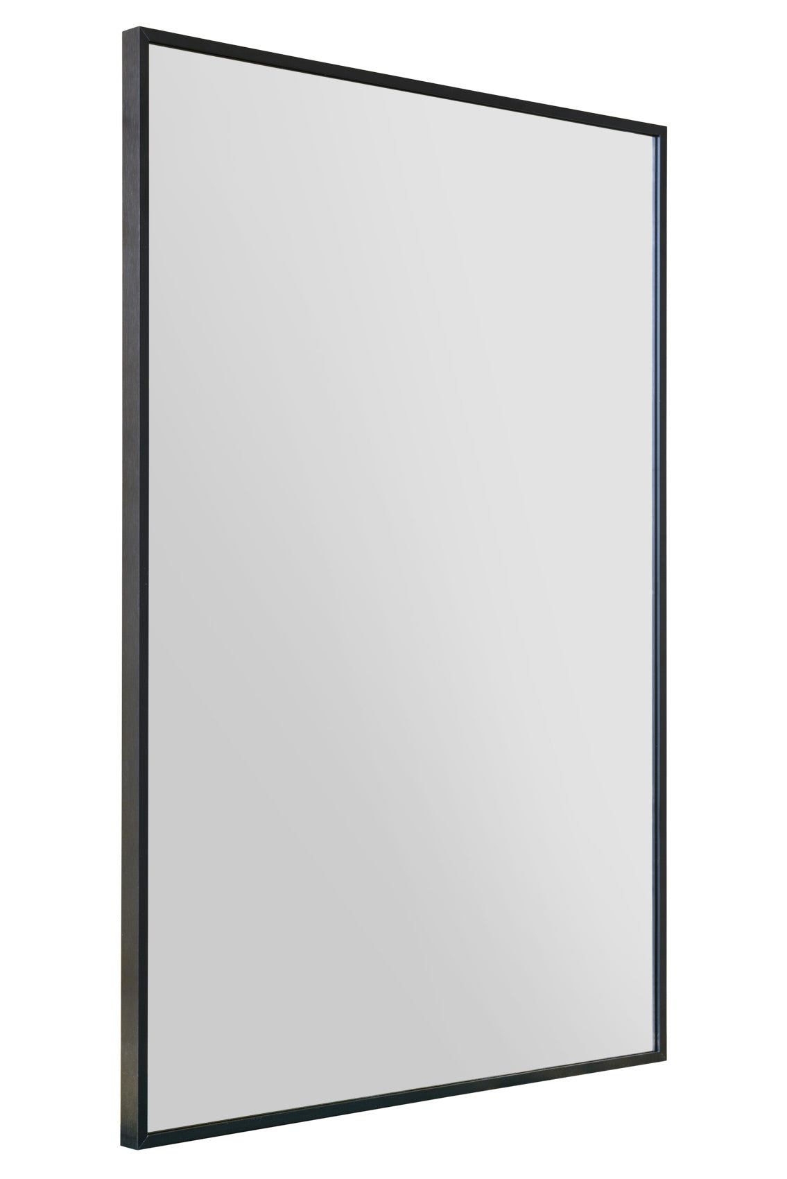 The Artus - Sleek Black Aluminium Framed Wall Mirror 35" X 24" (90CM X 60CM)-3