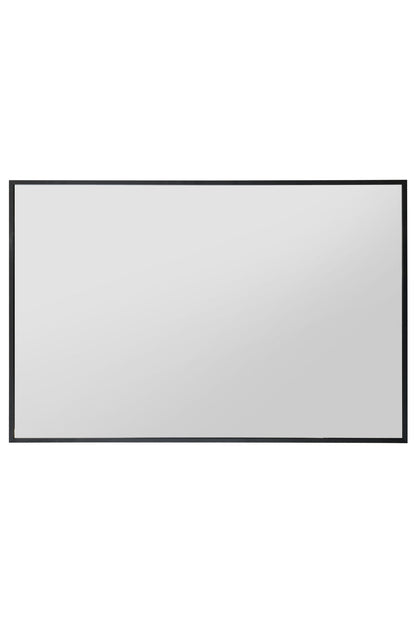 The Artus - Sleek Black Aluminium Framed Wall Mirror 35" X 24" (90CM X 60CM)-4