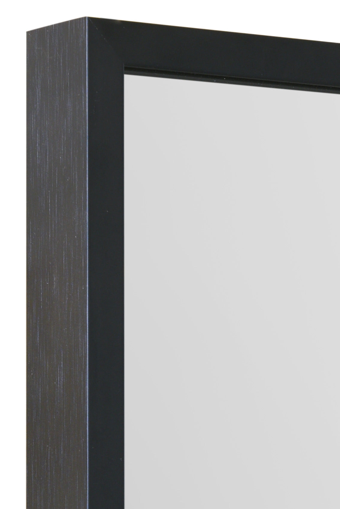 The Artus - Sleek Black Aluminium Framed Wall Mirror 35" X 24" (90CM X 60CM)-6